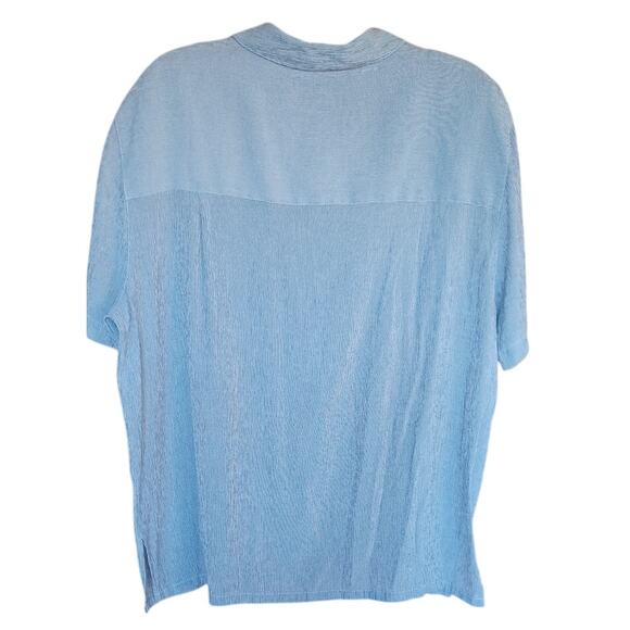 VTG Apparenza Camp Shirt Tunic Gray Button Up Pockets Women's 22W Summer Beachy - Picture 2 of 6